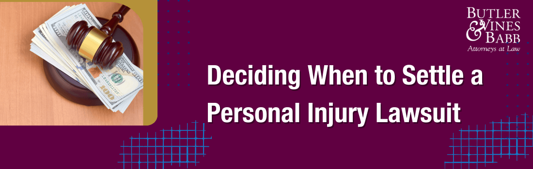 Deciding When to Settle a Personal Injury Lawsuit
