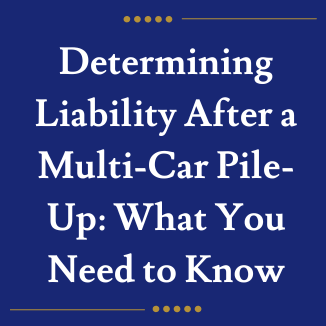 Determining Liability After a Multi-Car Pile-Up: What You Need to Know