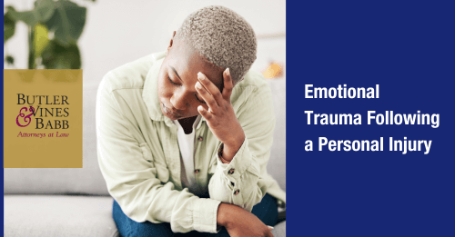 Emotional Trauma Following a Personal Injury