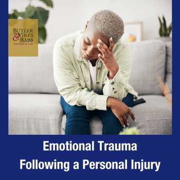Emotional Trauma Following a Personal Injury